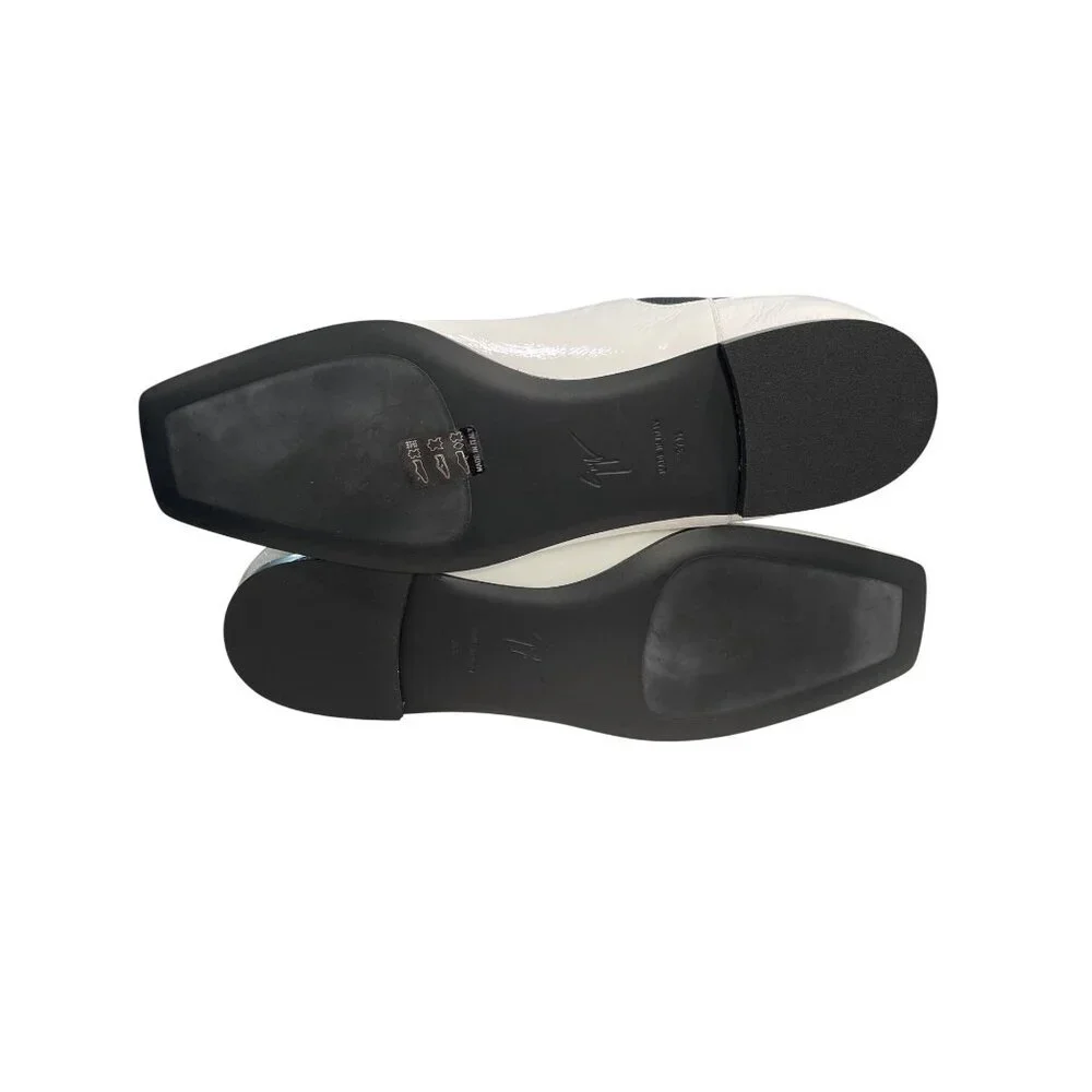 Giuseppe Zanotti Pigalle Ankle Boots Leather White NWT Size 37.5 US 7.5 - Picture 7 of 11